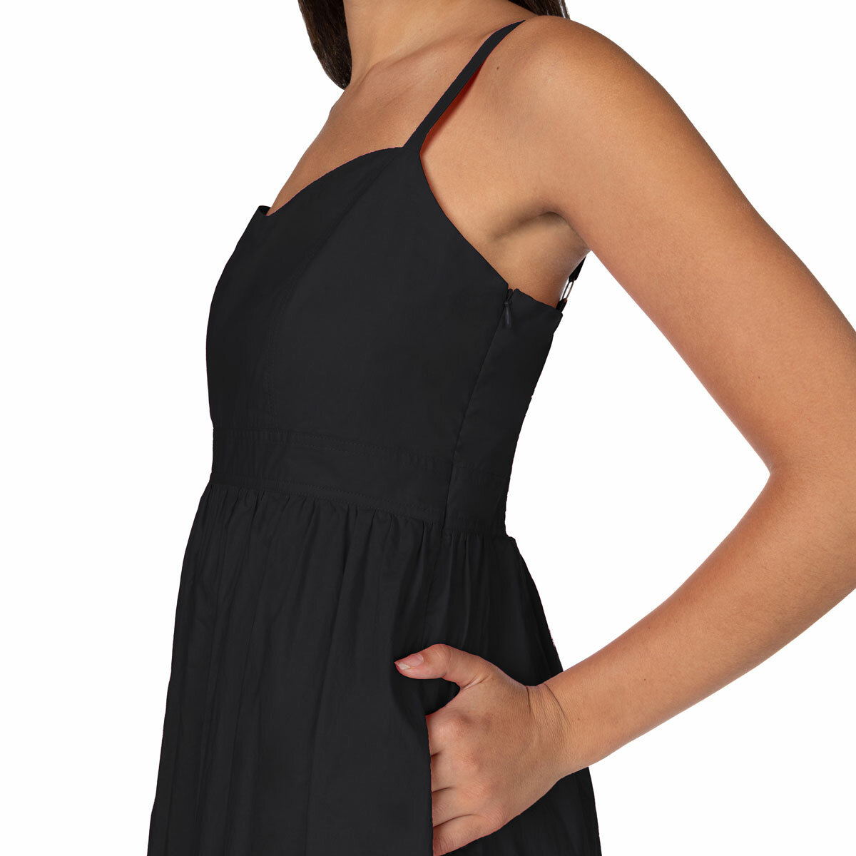 Wellworn Ladies Poplin Dress in Black