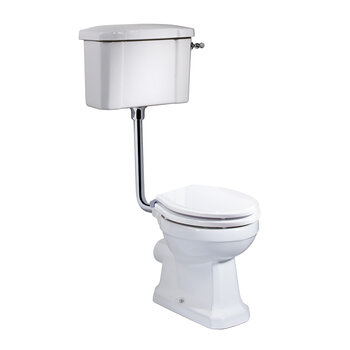 Tavistock Harrogate Low Level Toilet with Pan, Seat and Cistern