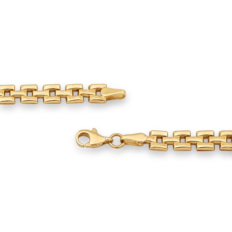 14ct Yellow Gold Square Link Bracelet 14ct Yellow Gold Square Link Bracelet