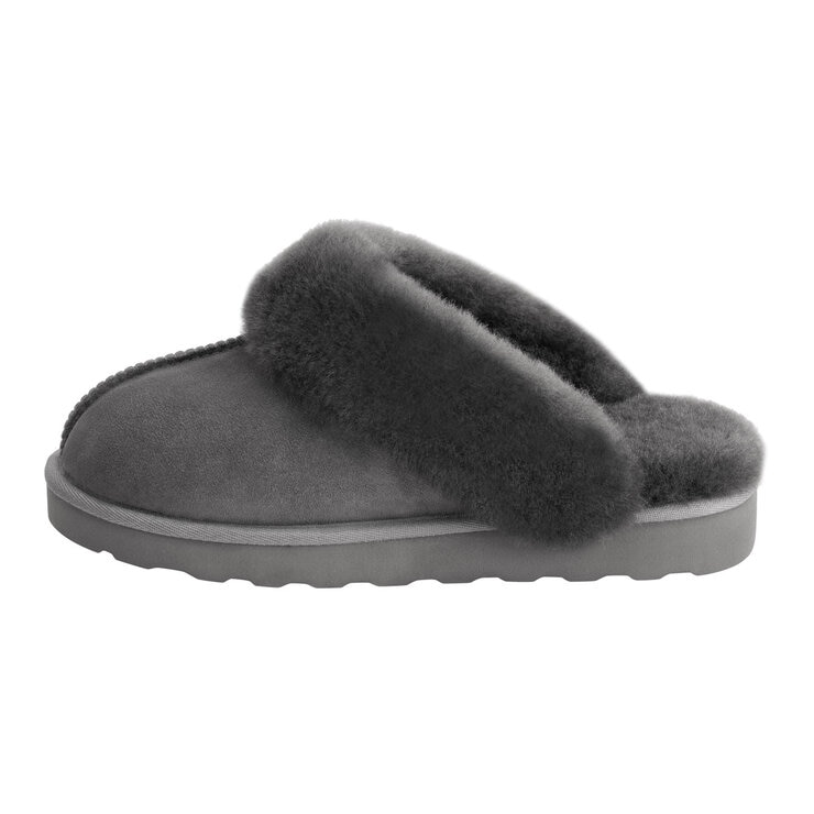 Kirkland Signature Women's Shearling Slippers in Grey Kirkland Signature Women's Shearling Slippers in Grey