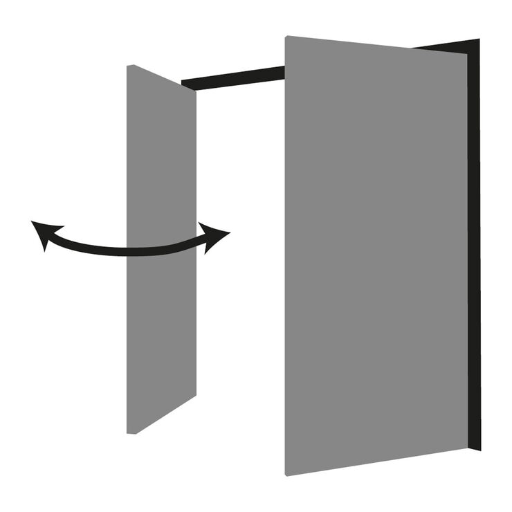 Cardale Bedford Side Hinged Garage Door in 3 Colours