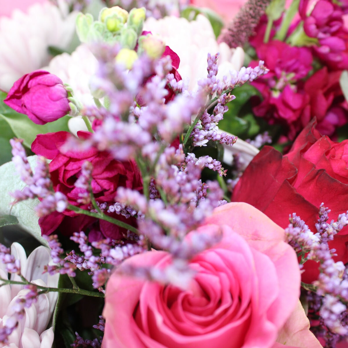 30 Stem Mixed Mother's Day Flower Bouquet with Greetings Card