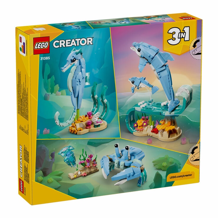 LEGO Creator Sea Animals: Beautiful Dolphins - Model 31385 (9+ Years)