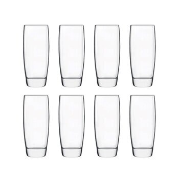 Luigi Bormioli Michelangelo Hi-Ball Glasses, 2 x 4 Pack