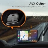 Rexing Wireless Multimedia Receiver CPDuo-7 – CarPlay + Android Auto + Dash Cam Feature