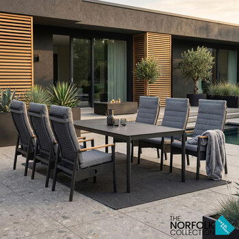 LIFE Outdoor Living Sterling 7 Piece Rope Dining Set