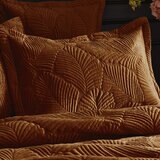 Kensington Rust Velvet 3 Piece Bed Set in 3 Sizes