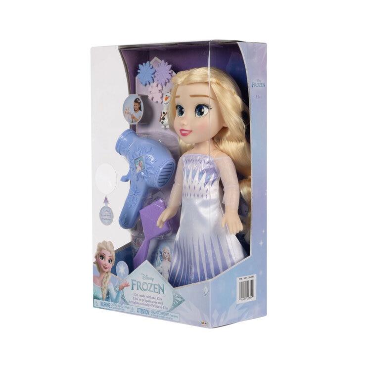 Disney Princess Large Doll and Hair Play Set - Elsa
