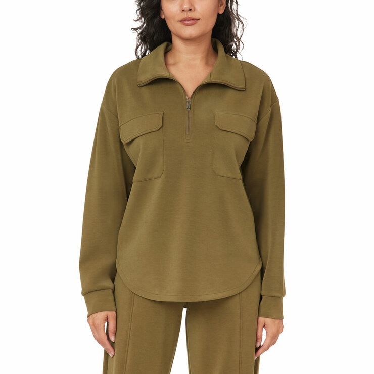 Scotch & Soda Ladies 1/2 Zip Shirt