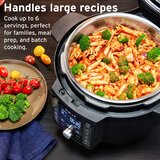 Description of Instant Pot's ability to handle large recipes