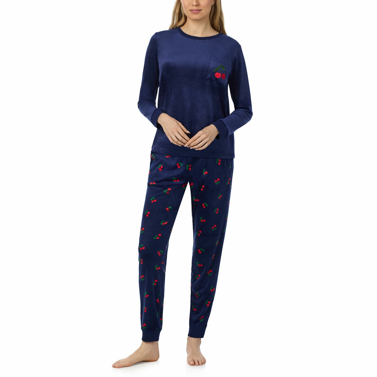 Jane & Bleecker Women's Silky Plush Pyjama Set Jane & Bleecker Women's Silky Plush Pyjama Set