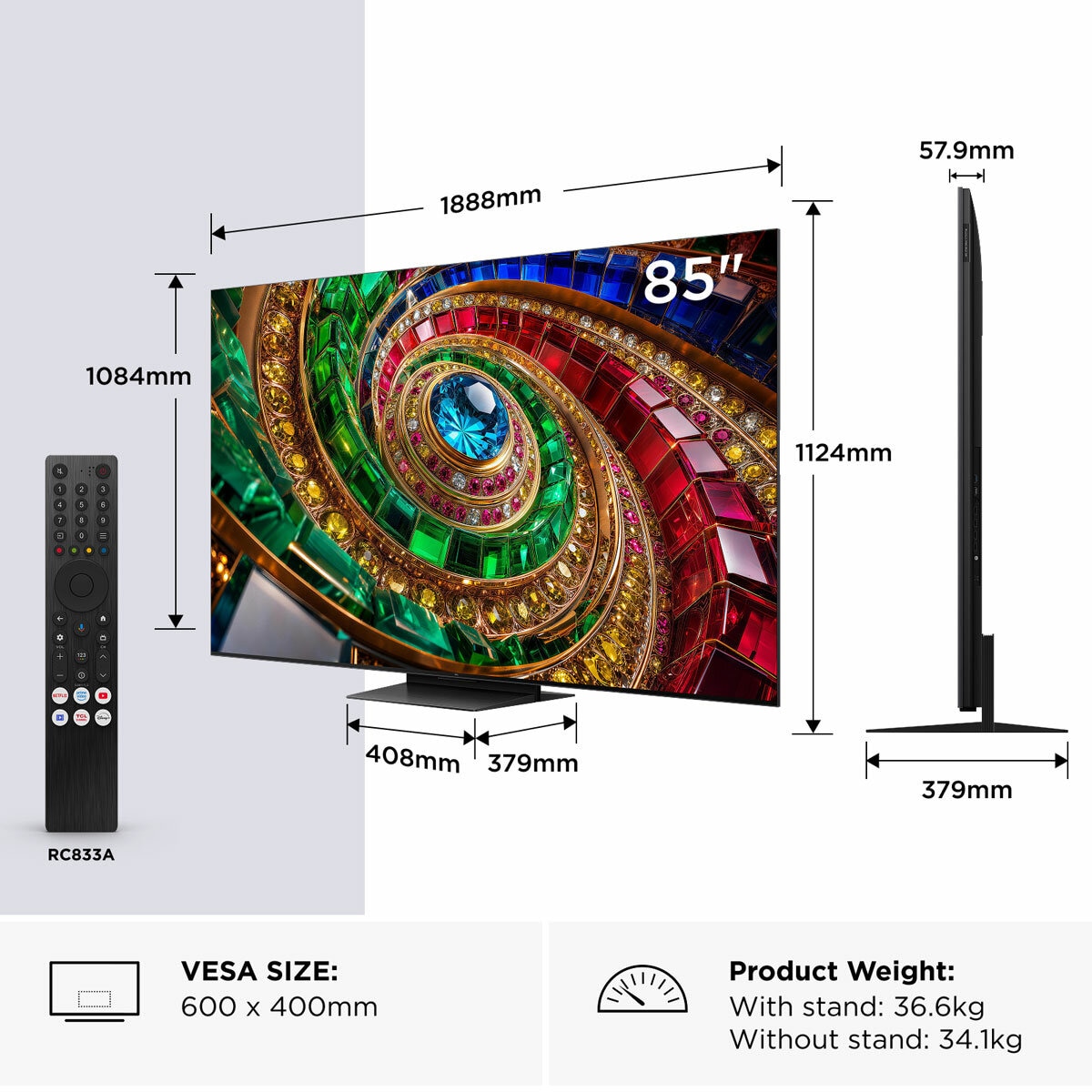 BuyTCL 85Q7D-UK 85 Inch RGB-Mini LED Smart TV at Costco.co.uk BuyTCL 85Q7D-UK 85 Inch RGB-Mini LED Smart TV at Costco.co.uk