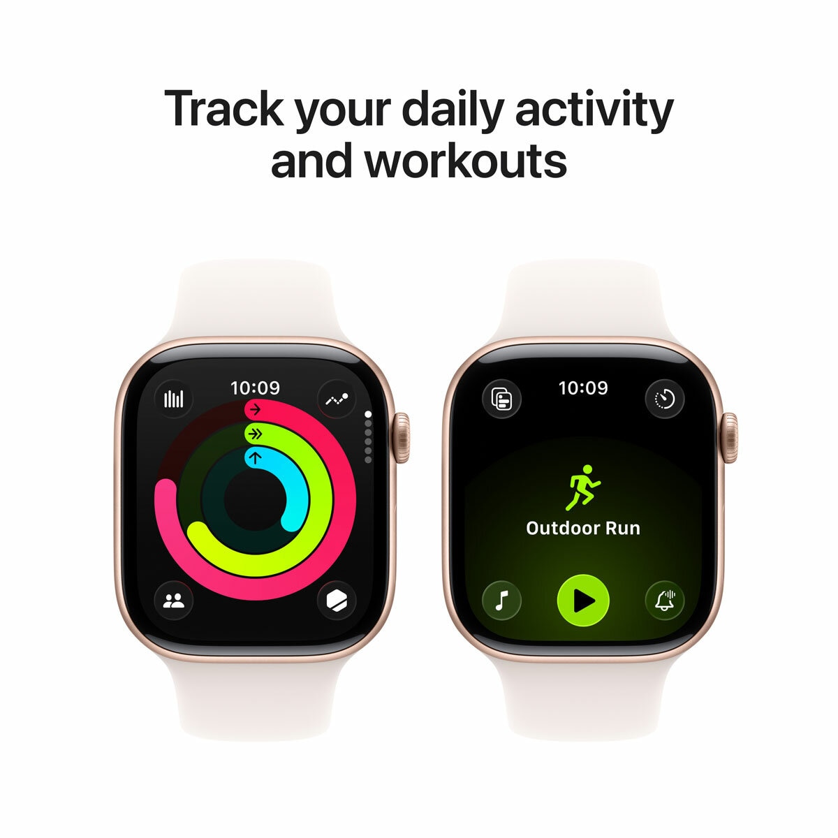 Buy Apple Watch Series 11 GPS, 42mm Rose Gold Aluminium Case with Light Blush Sport Band - M/L, MEU44MP/A at costco.co.uk