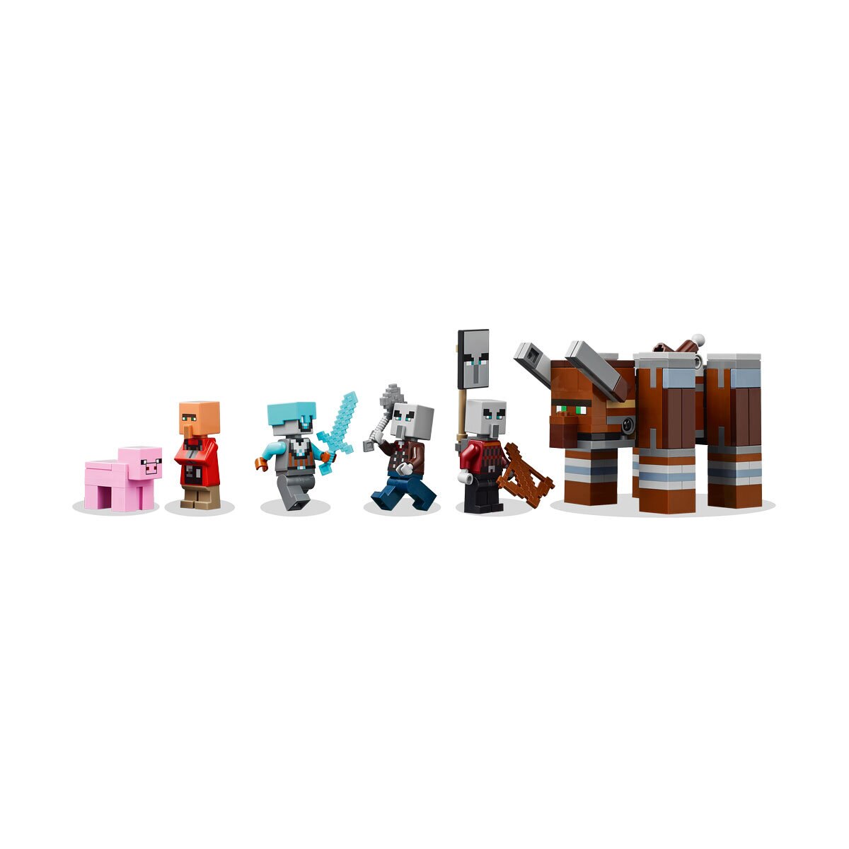 LEGO Minecraft The Pillager Outpost and Ravager - Model 21278 (9+ Years)