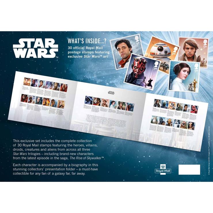 Star Wars Royal Mail® Collectable Stamps The Official Stamp