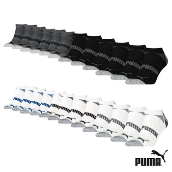 Puma Men's Repreve Sock, 12 Pack