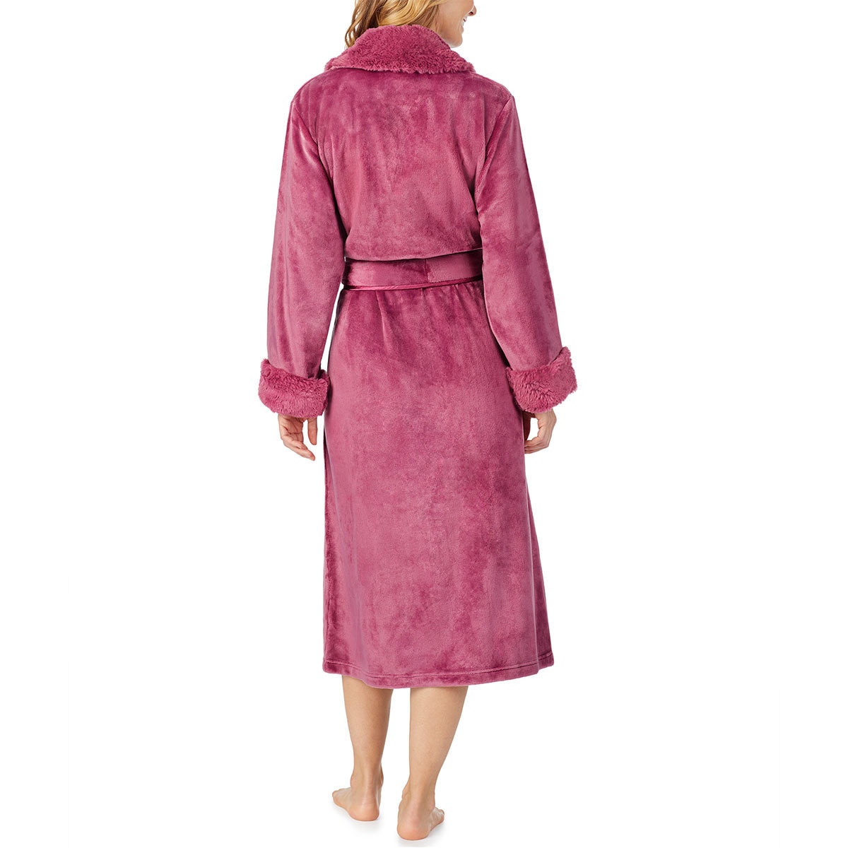 Carole Hochman Women's Plush Robe in Berry, 3 Sizes Costco UK
