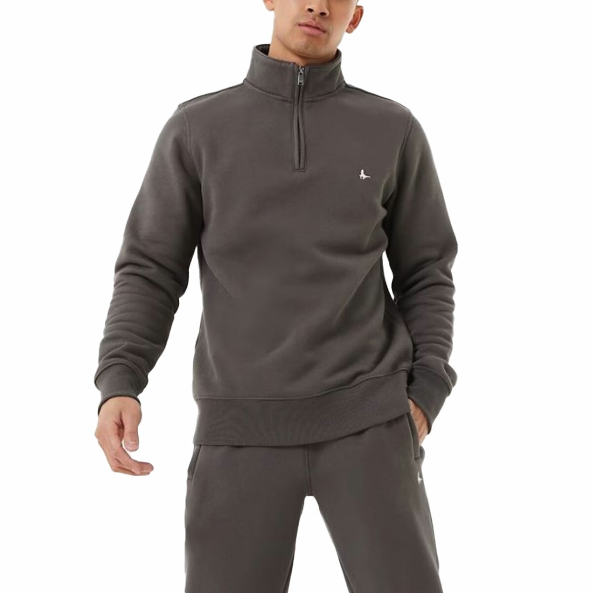 Jack Wills Men's Barchester 1/4 Zip Sweatshirt