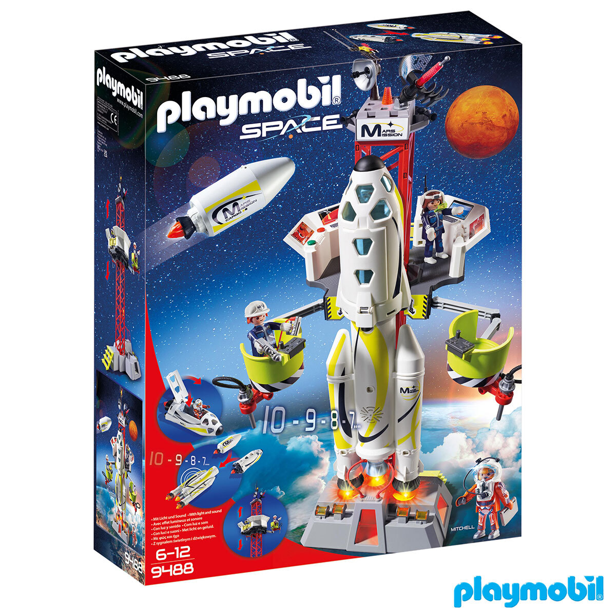 Buy Playmobil Space Mission Rocket 9488 Box Image at Costco.co.uk