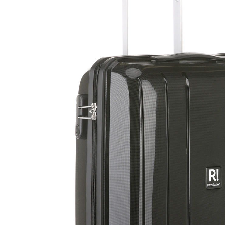 Revelation by Antler Trinidad 3 Piece Hardside Suitcase Set, Black