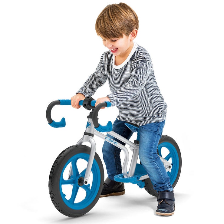 Chillafish 12" (30cm) Fixie Balance Bike in Blue (2+ Years) Costco UK