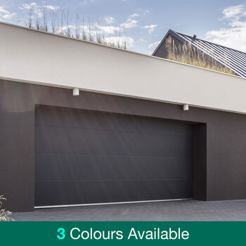 Birkdale Automatic Sectional Garage Door with Installation up to 4.5m Wide