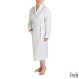 Lazy Linen Ladies Robe in White