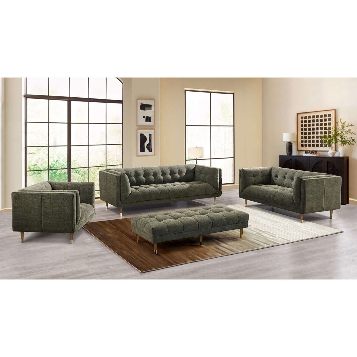 Costco chesterfield sofa deals
