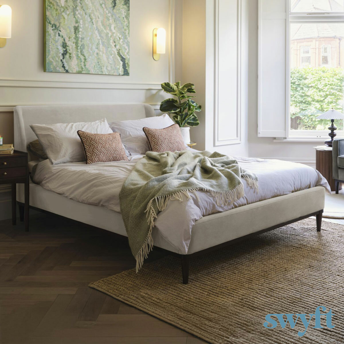 Swyft Beige Velvet Sample Swatch Swyft Beige Velvet Sample Swatch