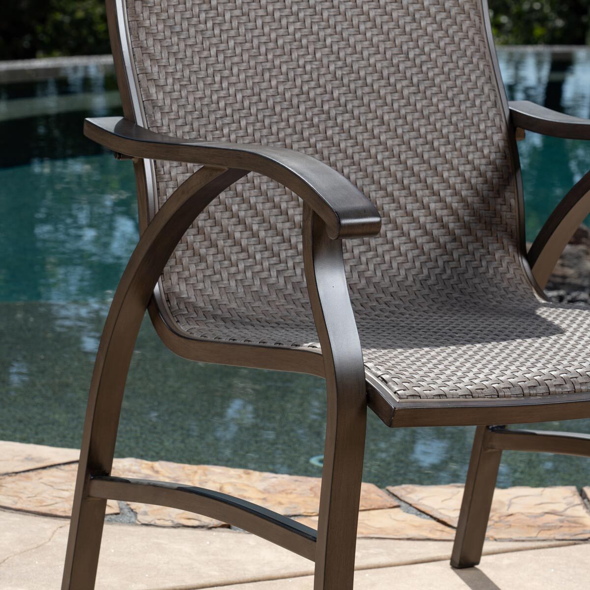 Sunvilla Preston 7 Piece Woven Dining Patio Set + Cover Costco UK