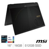 Buy MSI Summit E16 Flip, Intel Core i7, 16GB, 512GB SSD, 16 Inch Convertible Laptop, 9S7-159231-030 at Costco.co.uk