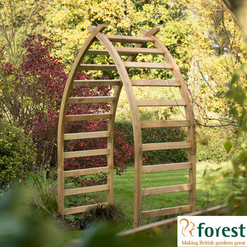 Forest Garden Whitby 2.58m (8ft 6") Wooden Arch