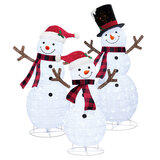 Buy Snowman Family Set of 3 Overview Image at Costco.co.uk