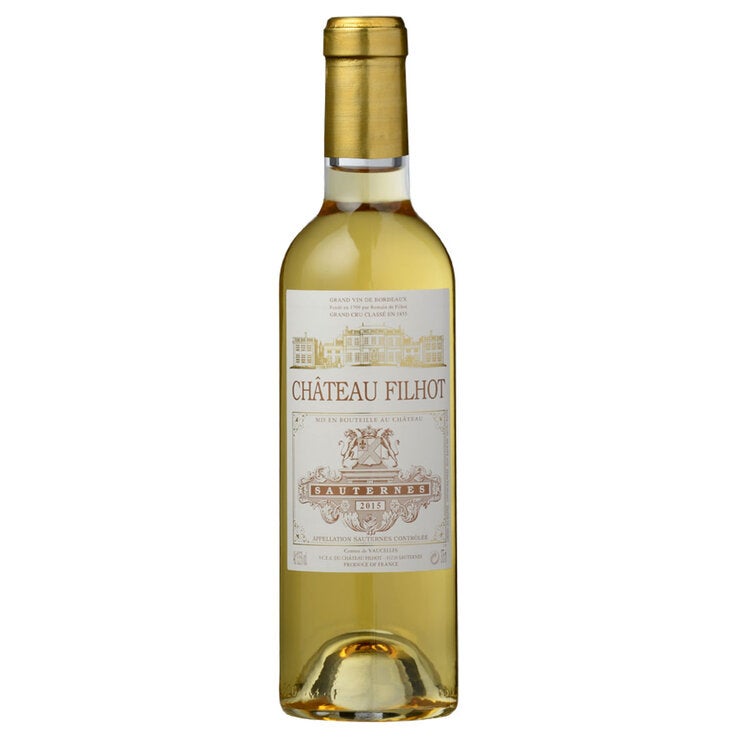 Chateau Filhot Sauternes 2015, 37.5ml Chateau Filhot Sauternes 2015, 37.5ml