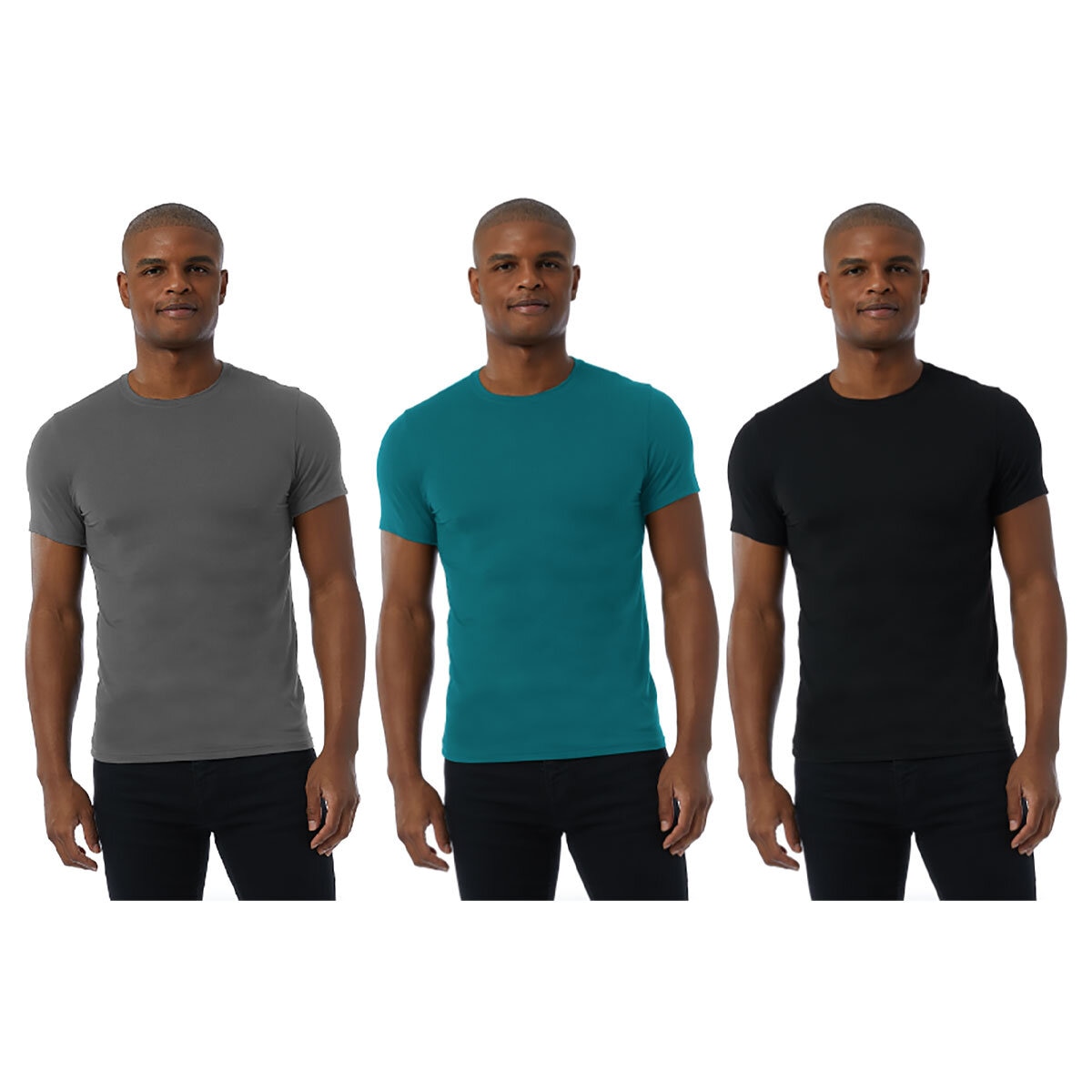 32 Degrees Men's Cool T-Shirt 3 Pack in 2 Colours & 4 Sizes 