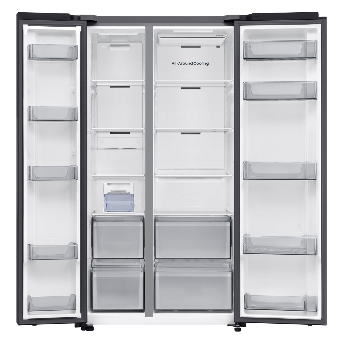Samsung Bespoke Series 7 RS70F68QBFEU, Side by Side Fridge Freezer, B Rated in Black