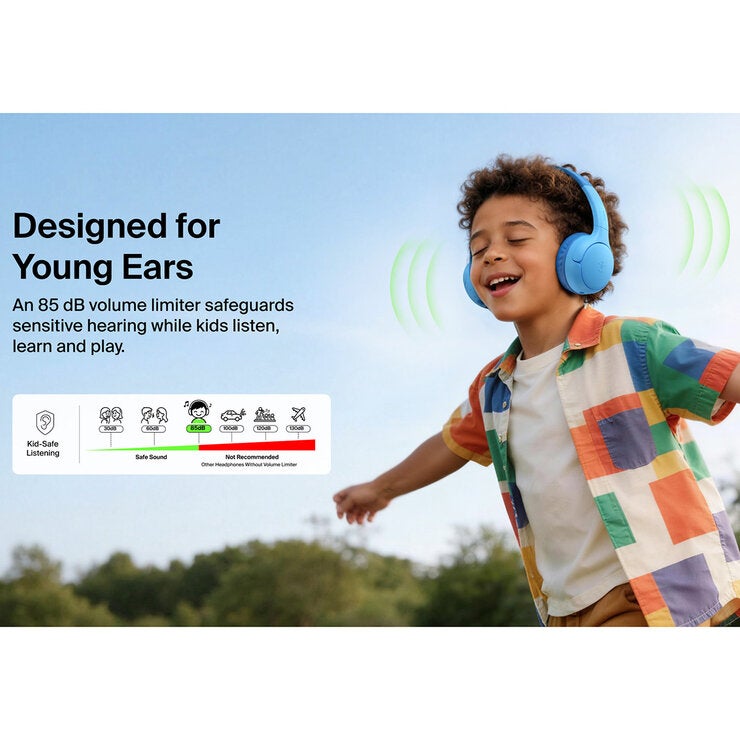 Buy Belkin Soundform Mini 2 Wireless Kids Headphones with Travel Case in Blue at Costco.co.uk Buy Belkin Soundform Mini 2 Wireless Kids Headphones with Travel Case in Blue at Costco.co.uk