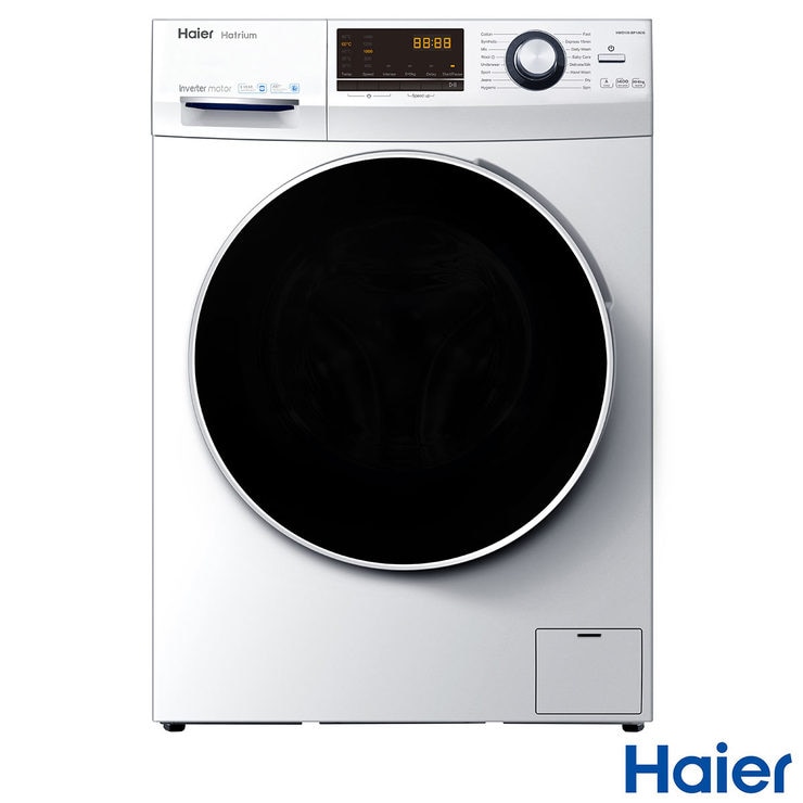 Haier HWD100BP14636, 10kg/6kg, 1400rpm Washer Dryer A Rating in White