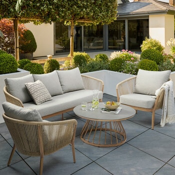 Kettler Messina 4 Piece Deep Seating Set Kettler Messina 4 Piece Deep Seating Set