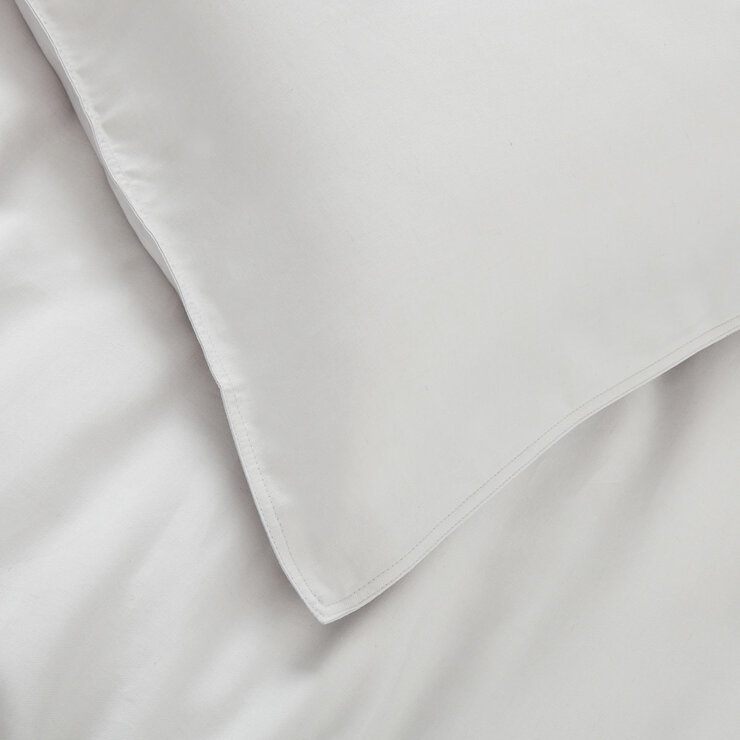 Panda Bamboo & French Linen Grey Duvet Cover Set in 3 Sizes Panda Bamboo & French Linen Grey Duvet Cover Set in 3 Sizes