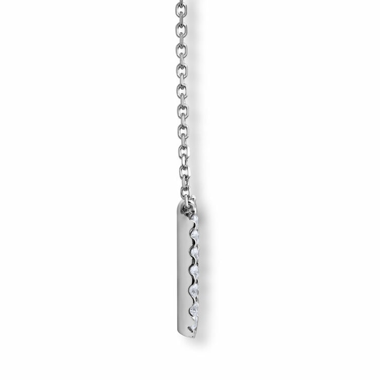 0.32ctw Round Brilliant Cut Diamond Pendant, 18ct White Gold