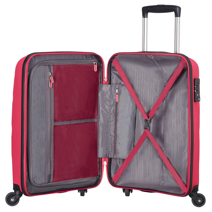 American Tourister Bon Air Carry On Spinner Case, Azalea Pink Costco UK