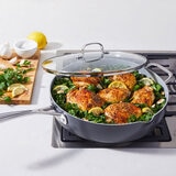 1763178 - Henckels Hard Anodised Saute Pan 4.7L