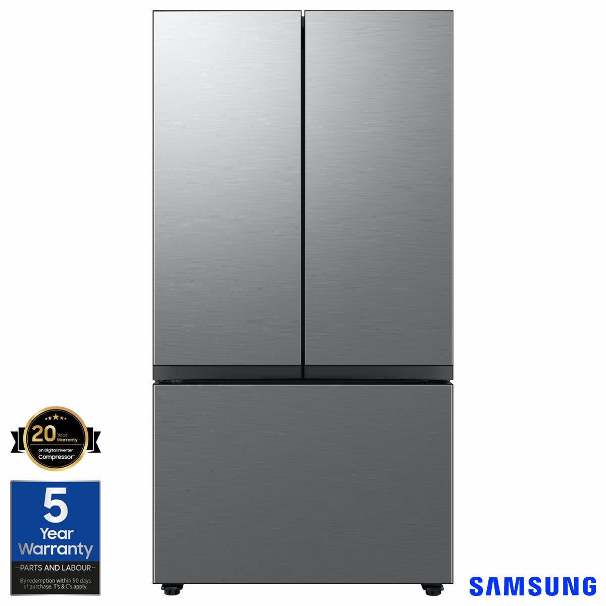 Samsung RF24BB620ES9EU Multidoor Side By Side, E Rated in Silver