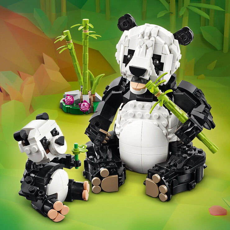 LEGO Creator Wild Animals: Panda Family - Model 31165 (8+ Years)