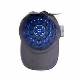 Hisooth H3 Hair Regrowth Scalp Massage Cap with LED Light in Grey, size Small Hisooth H3 Hair Regrowth Scalp Massage Cap with LED Light in Grey, size Small