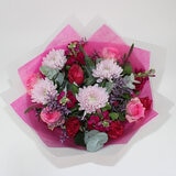 30 Stem Mixed Mother's Day Flower Bouquet with Greetings Card