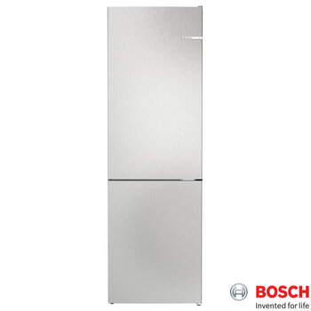Bosch KGN362LDFG 321L Fridge Freezer, D Rated, in Stainless Steel