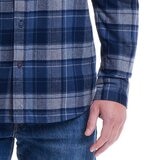 Weatherproof Vintage Men's Long Sleeve Flannel Shirt in Black