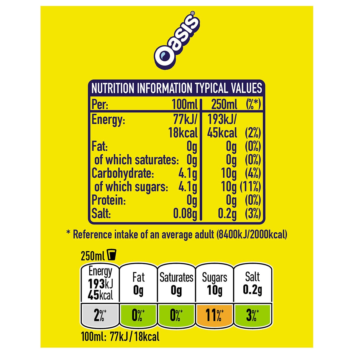 Oasis Citrus Punch, 12 x 500ml
